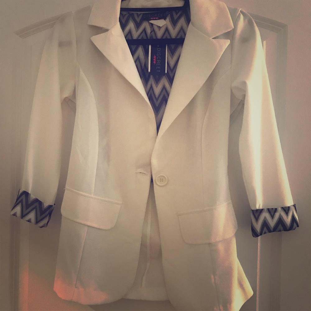 Small White Blazer